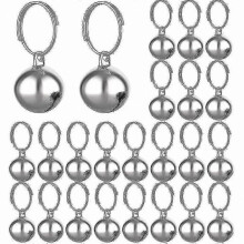 24PCS Pet Pendant Charms for Cat Dog Collars Decorative Accessories Silent Jingle Ornament for Pets Collar Charm Collection