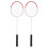 2Pcs Badminton Racket Alloy Ultra Light Sports 1