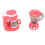 Kinder-Kaffeemaschine & Mixer Spielset - ABS, 2x AA 1