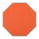 8 Inch Rubber Silent Drum Practice Pad with 2 Pairs Drumsticks – Orange 13