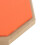 8 Inch Rubber Silent Drum Practice Pad with 2 Pairs Drumsticks – Orange 8