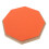8 Inch Rubber Silent Drum Practice Pad with 2 Pairs Drumsticks – Orange 12