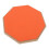 8 Inch Rubber Silent Drum Practice Pad with 2 Pairs Drumsticks – Orange 16