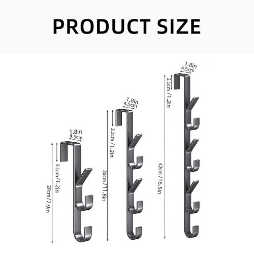 (Black)Versatile No Drilling Hanging Storage Solution with Charm Lovely Stylish Designs Portable Accessory for Household Use  Gun Ash 2