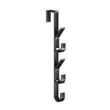 (Black)Versatile No Drilling Hanging Storage Solution with Charm Lovely Stylish Designs Portable Accessory for Household Use Gun Ash