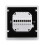 2 Pipe Touch Screen HVAC Controller 6-Period Programmable White IP20 16