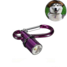 Aluminum Led Flashing Safety Night Light Blinker Pet Pendant for Dog / Cat, Random Color Delivery (xiatian)