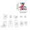 Memory Bear Ruler Template Set – 10 Acrylic Patterns for 12-inch Dolls 2