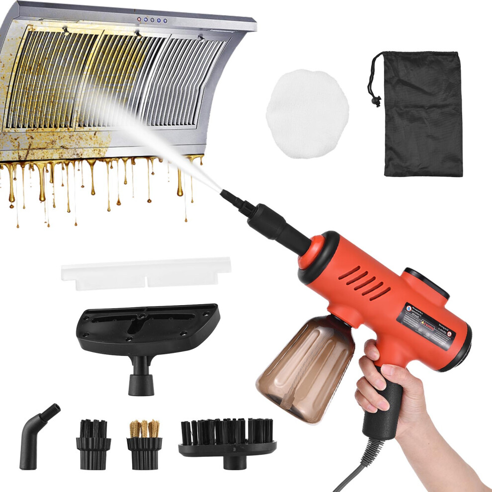 Portable Handheld Steam Cleaner 600ml, 1500W, 3 Temp, 13.588.462.75in-image-OPC-PJ77DD7-NEW