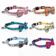 fluorescent cat bell collars, suitable 6-pack for most indoor cats