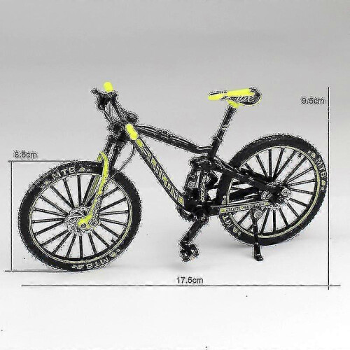 Mini 1:10 Alloy Bicycle Scale Model Dasktop Simulation Ornament Finger Mountain Bikes Toy Tw 1