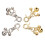Pet Collar Bell Diy Charms Home Hanging Accessories Assorted Color 4Pcs 4