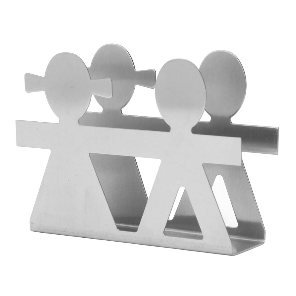 Upright Napkin Holder Boy and Girl Hollow Pattern-image-OPC-PJ77FC2-NEW