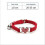 (Black) Heart Charm and Cat Collar Safety Elastic Adjustable with Soft Velvet Material 4