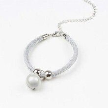(White) Breakaway Nylon Adjustable Puppy Kitten Japanese Pet Collar Handcrafted Detachable Cat Neck Ring with Bell Charm