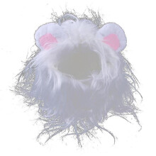 Lion Mane Wig Pet Costumes Hat for Halloween Christmas Dress Up Decoration for Kitten Cats
