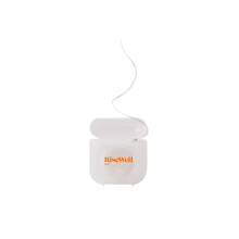 RiseWell Scrubby Floss - Naturlig PFAS-fri tandtrd med Hydroxyapatit - Tandlge-formuleret til plakfjernelse og emaljestyrkelse - Vegansk ikke-g