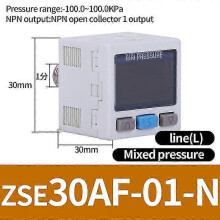 (ZSE30AF-01-N-L) ZSE / ISE30A Pneumatic High-Precision Electronic Digital Display Pressure Switch ISE30A-01-N-L ZSE30A-01-P-L ZSE30AF-01-A