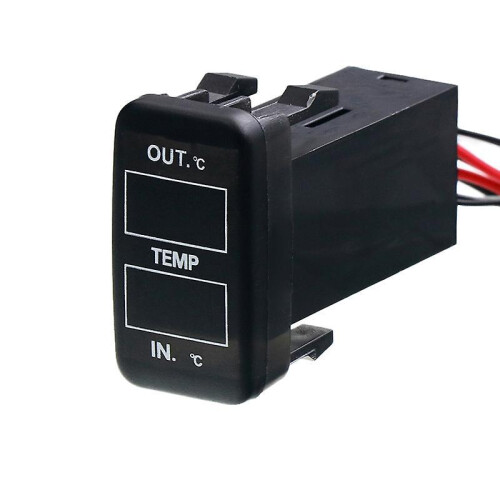 Dual Temperature Display Inside and Outside the Car Dual Temperature Sensor for Prado Prius