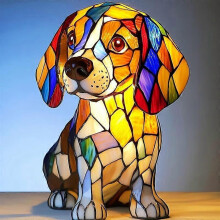 (Dog light F) Magical and colorful dog lights, cat lights, gorilla lights