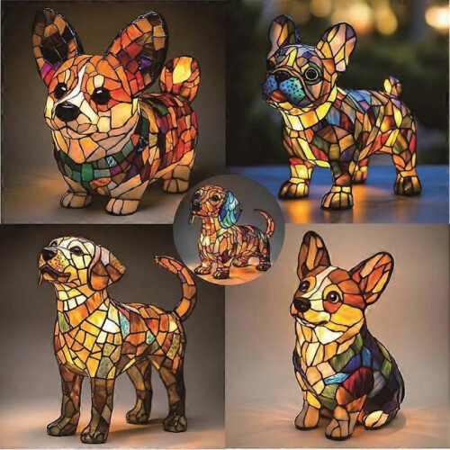 (Dog light E) Magical and colorful dog lights, cat lights, gorilla lights 2