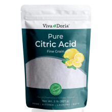 Viva Doria 100% Pure Citroenzuur, Voedselkwaliteit, Fijnkorrelig, 2 lb (907 g)