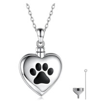 Heart Shape Urn Necklace Set Ashes Mementoes Pet Pendants Pet Memorials Lockets for Ashes Memorials Jewelry