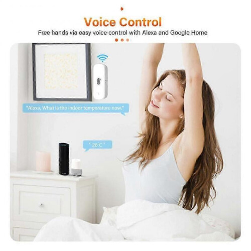 (Wifi, 8PCS) 1-10x Tuya ZigbeeWiFi Smart TemperatureHumidity Sensor Thermometer Hygrometer 2