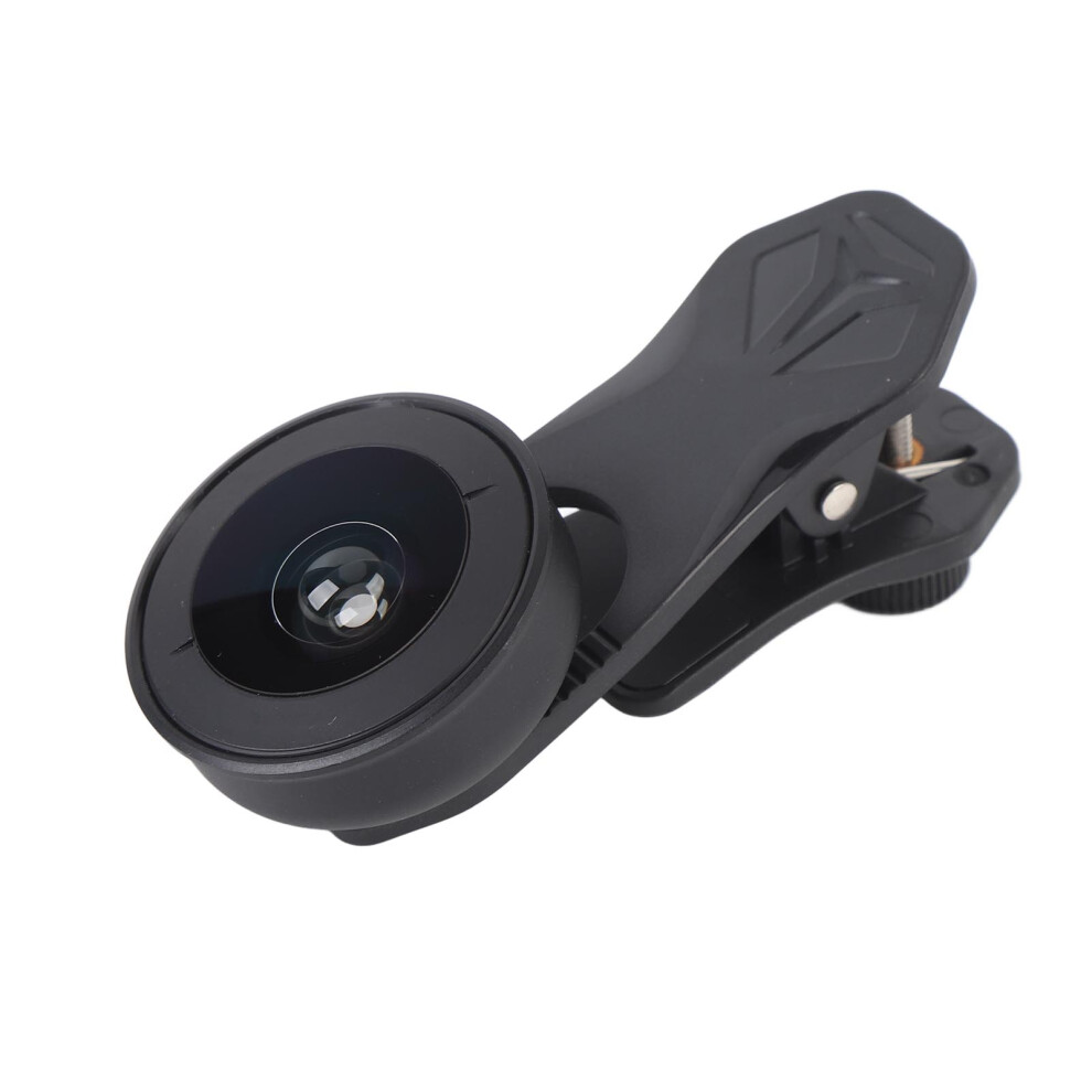 195 Fisheye Lens For Phone, Clip-On, Dual/Single Lens Compatible Black 9331330181864