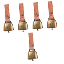 5pcs Pet Bell Lovely Dog Bell Iron Dog Bell Dog Training Bell Dog Collar Bell
