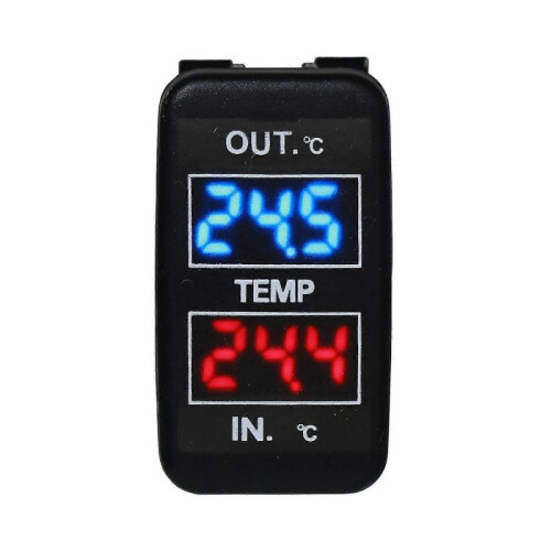 Dual Temperature Display Inside and Outside the Car Sensor for Prado Prius 2