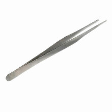 (Straight 20cm) Stainless Steel Reptiles Insects Pet Supplies Gardening Tweezers Straight