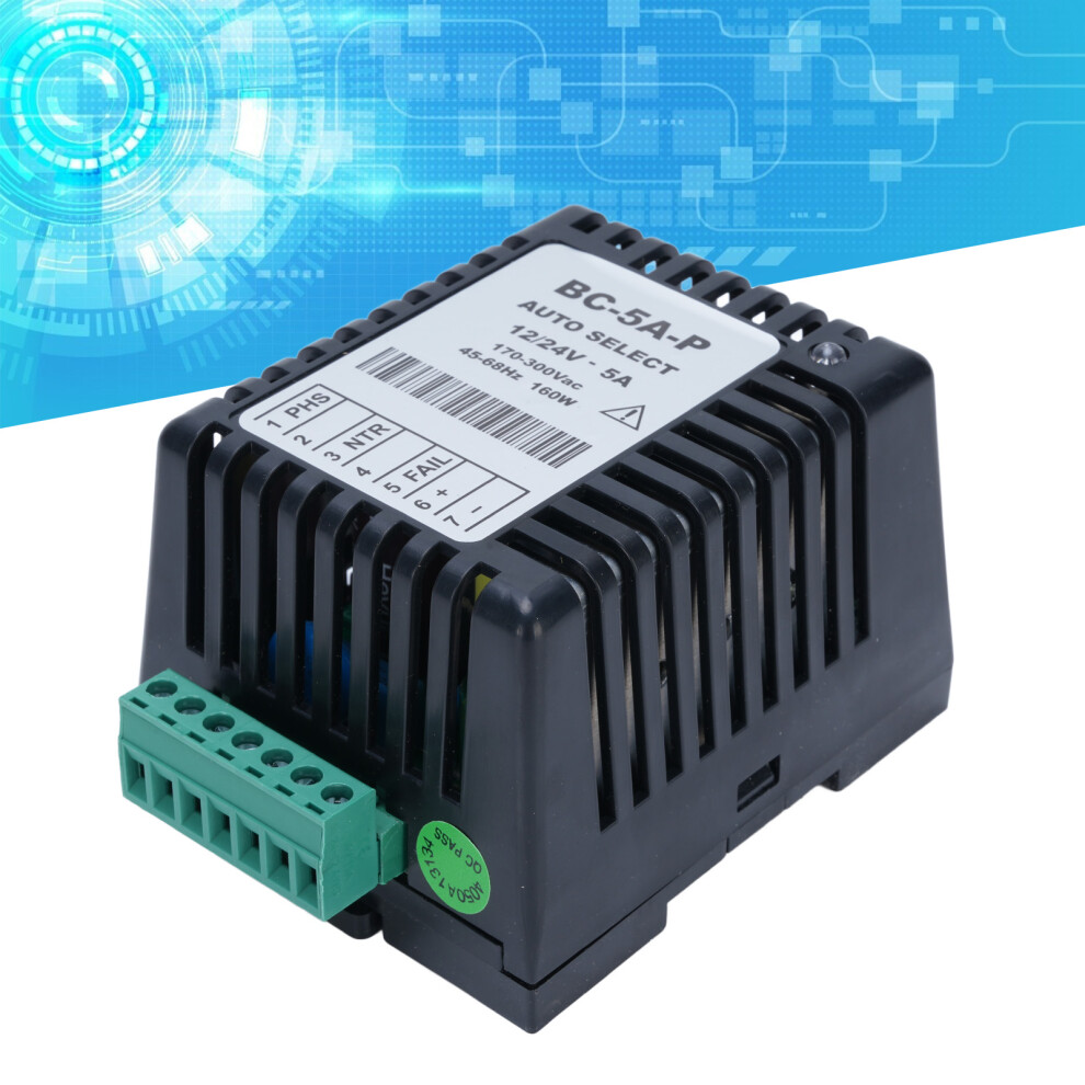 Generator Battery Charger Bc-5A-P 12V/24V 170-300V, Intelligent Auto 3371330186229