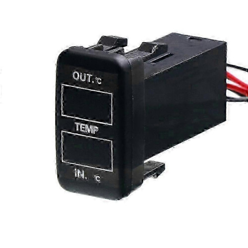 Dual Temperature Display Inside and Outside the Car Dual Temperature Sensor for Prado Prius