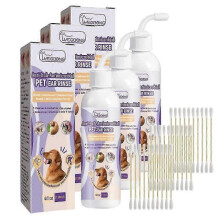(3pcs)Dog Ear Cleaner, Ear Infection Treatment For Dogs Cats, Eliminates Ear Odour Removes Wax Dirt, Soothing Itchy Inflamed Ears 118ml