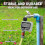 Water Timer Irrigation Timer Ipx5 Waterproof Manual Automatic Sprinkler with Large Lcd Display Easy Installation NEW 5