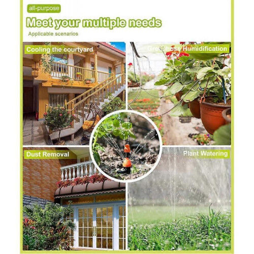 (US) Watering Programmer Irrigation Timer IPX5 Waterproof Automatic Manual Sprinkler with Large LCD Screen Easy Installation 2