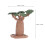 Miniature Bread Tree Model for Kids Educational Sand Table 115x95mm 2