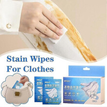 Stain Wipes for Clothes Instant Cleaning Wet Wipe Stain Remover Gentle Cleaning