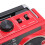 Retro Cassette Player Recorder with Bluetooth, AM FM SW Radio, USB, Red EU Plug 7