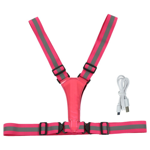 Reflective Vest USB Charging Safe Adjustable for