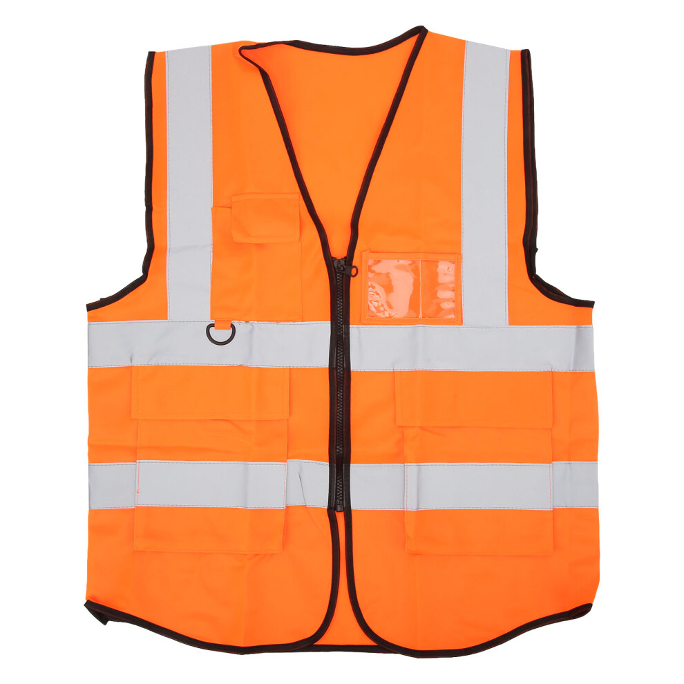 Safety Reflective Vest Multiple Pockets Waterproof 9121376918254