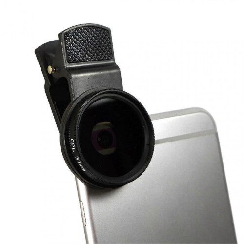 37mm Cpl Mobile Phone Polarizer Universal Clip On Circular Polarizer Filter for Reflect Light Removal Tw 1