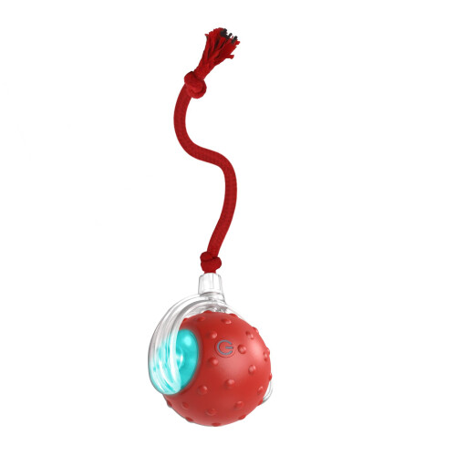 Interactive Cat Ball Toy P02, 3 Speed, ABS, 7cm, Red/Blue 2