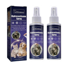 (2pcs) Hydrocortisone Spray, Itch Relief Spray Hot Spot Treatment For Dogs Cats