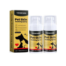 (2pcs) Pet Skin Spray Dog & Cat Skin Care Spray, Soothing Spray Cleansing & Softening Skin, Soothing Anti-Itch Spray Nourishing Spray