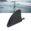 4,6 Zoll schwarzes TPU-Surfboard-Flosse leichtes Kontroll-Replacement-Fin 13