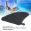 4,6 Zoll schwarzes TPU-Surfboard-Flosse leichtes Kontroll-Replacement-Fin 5