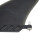 4,6 Zoll schwarzes TPU-Surfboard-Flosse leichtes Kontroll-Replacement-Fin 6