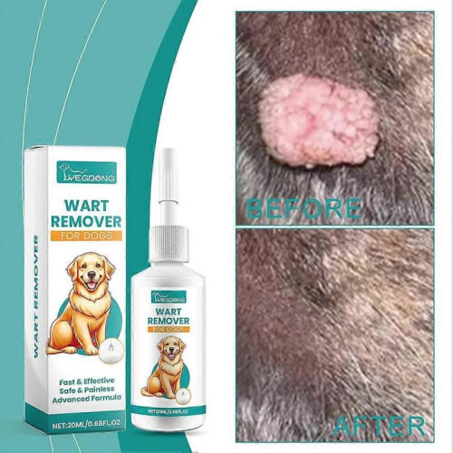 Pet Wart Remover Drops Dog Skin Tag Removal Treatment 20ml UK 2